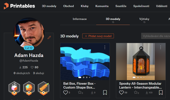 Printables profile